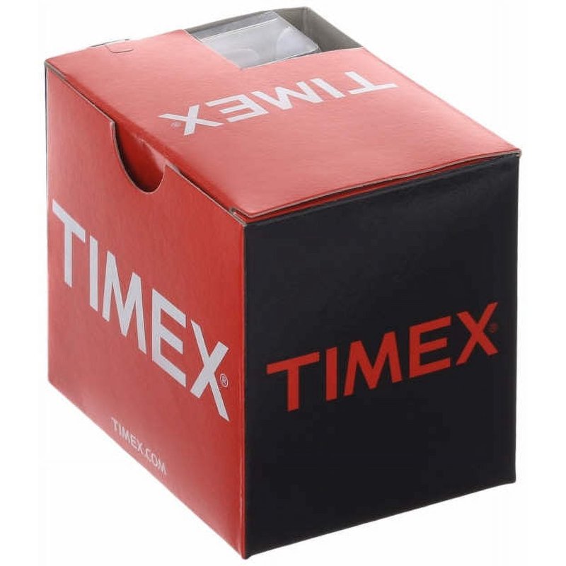 Men's Digital Casual Watch 34mm Silver-Tone Stainless Steel Band