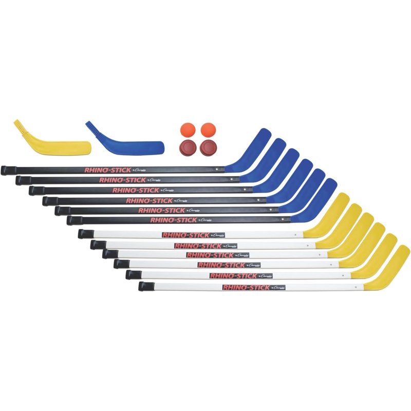 Senior Hockey Stick Set 43 Inches for Indoor & Outdoor Play
