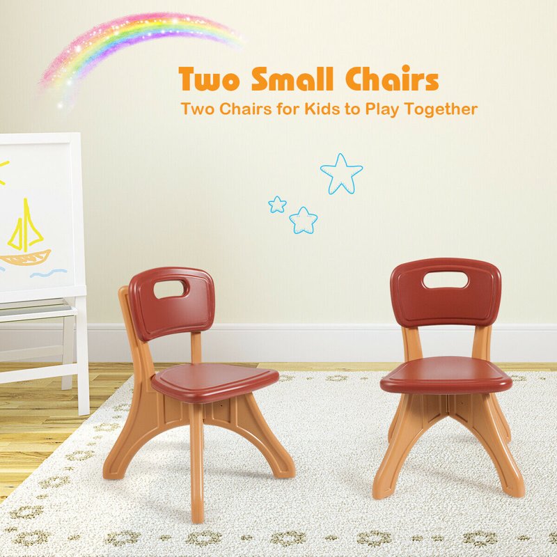 Kids Activity Table and Chair Set with Storage - Toddler Furniture