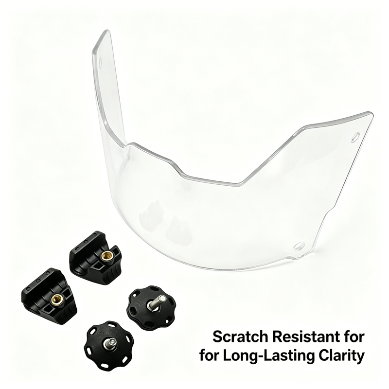 Clear Football Helmet Visors Eye Shield for Youth & Adults Impact Resistant