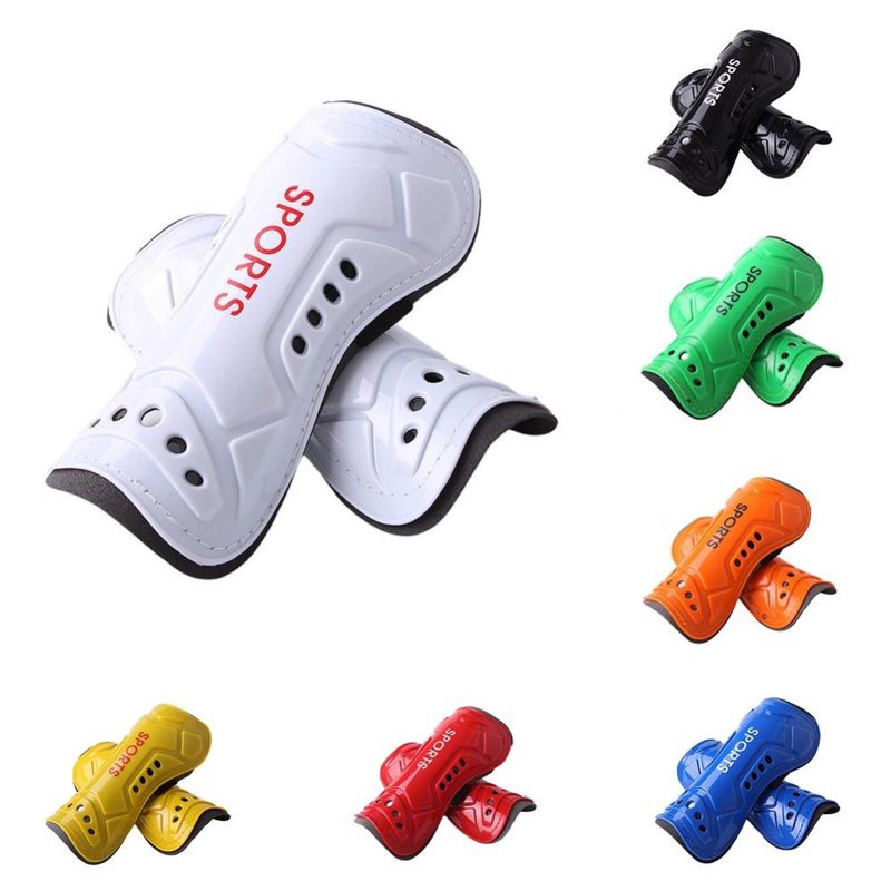 Adult Soccer Shin Guards with Straps - Breathable EVA/PP Protective Pads