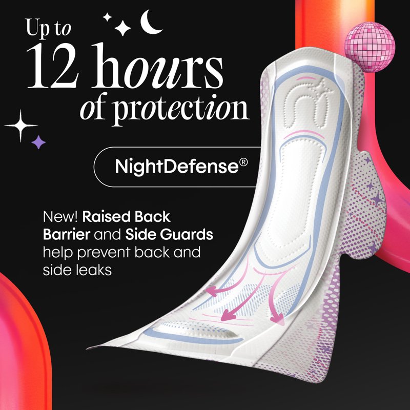 Teen Ultra Thin Heavy Absorbency Pads with Wings - 20 Count