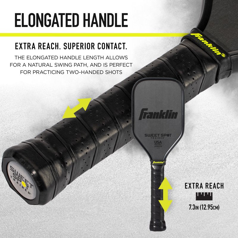 Sweet Spot Training Paddle for Pickleball - Mini Training Paddle with Carbon Fiber Surface