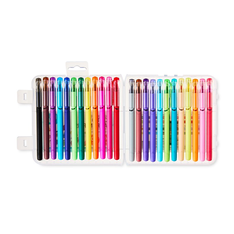 Scented Ballpoint Pens Set - 24 Assorted Ink & Fragrance, 1.0 mm Medium Point
