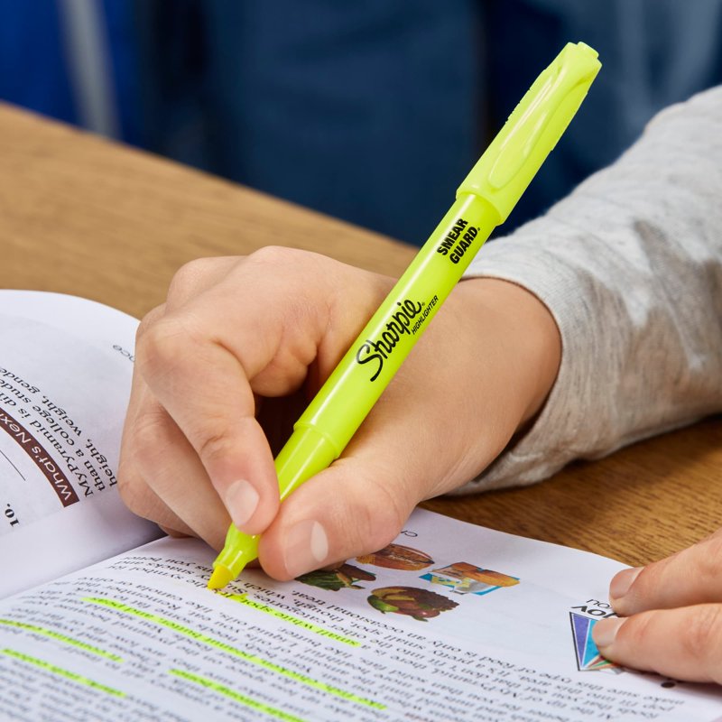Highlighters for Office, School & Study - Fluorescent Yellow, 36 Pack