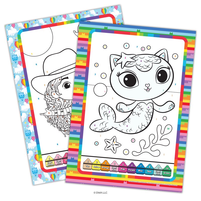 Gabby's Dollhouse Coloring & Activity Book - 144 Pages for Kids Ages 3+