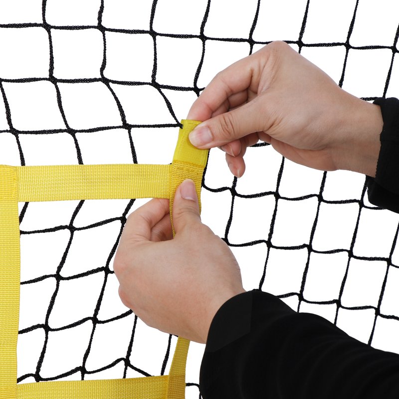 7 x 7 Ft Baseball Practice Net with Strike Zone Grid and Carrying Bag