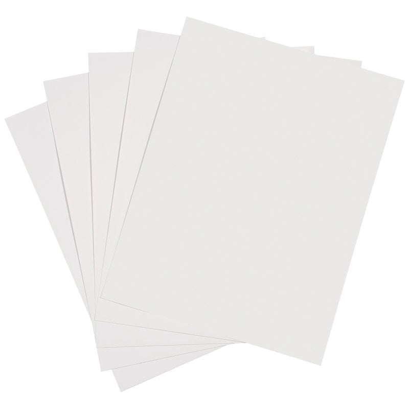 Self-Stick Dry Erase Sheets 8.5x11 Inches Pack of 5 - Removable Wall Boards