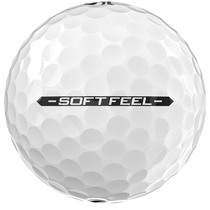 Srixon Soft Feel Golf Balls 14 Pack - White, Red, Green, Yellow