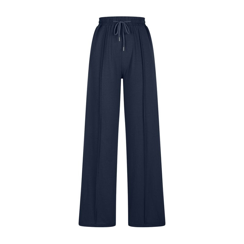 Wide Leg Yoga Pants for Women with Pockets - High Waist Casual Loose Fit