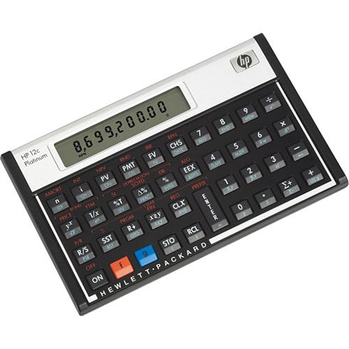 HP 12c Platinum Financial Calculator with 10-Digit LCD for Business & Finance