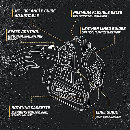 Electric Knife Sharpener with Adjustable Settings - Professional Edge Tool