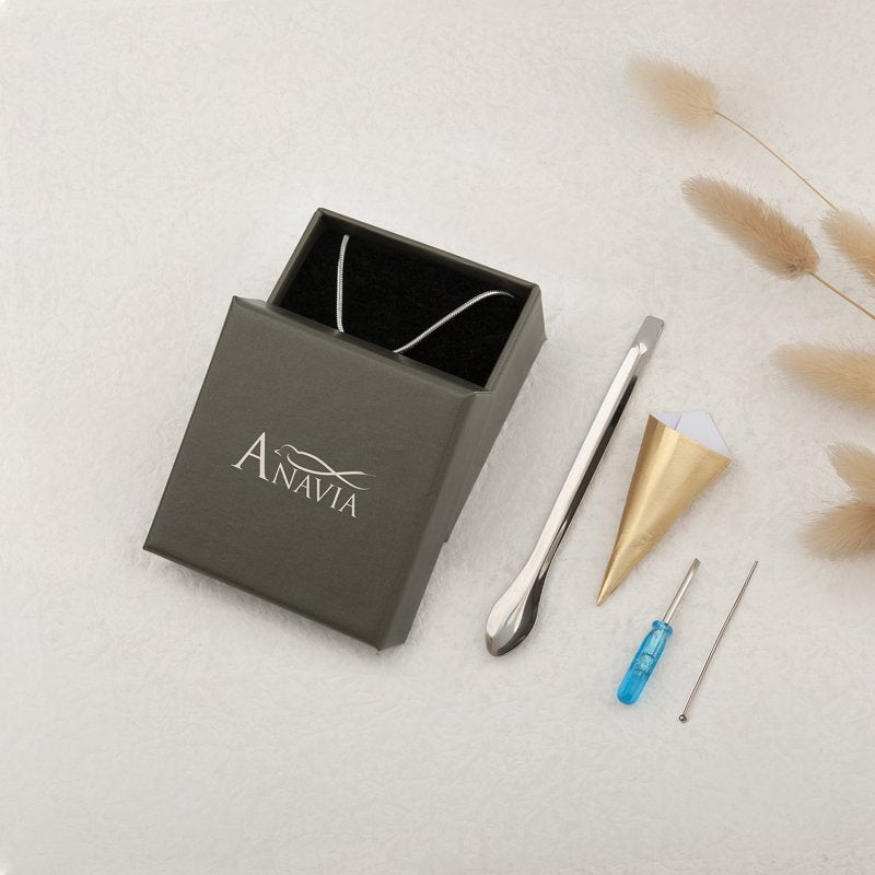 Heart Cremation Urn Necklace for Human Ashes with Birthstone Crystal - Memorial Keepsake Jewelry