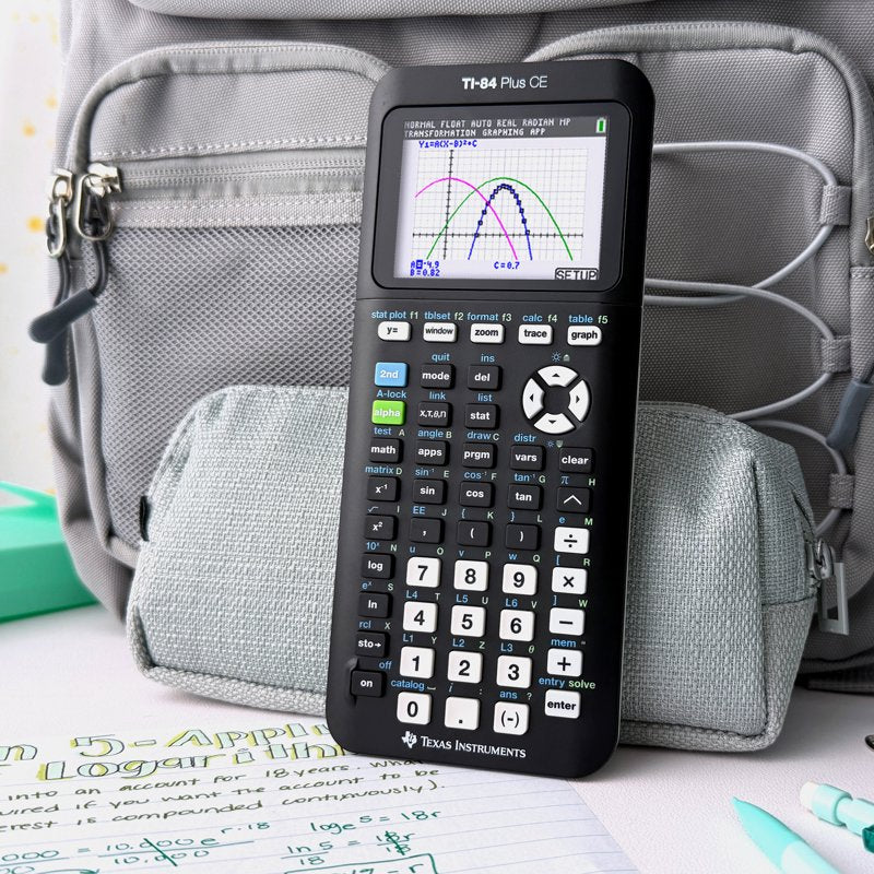 Graphing Calculator for Math and Science - TI-84 Plus CE, Color Screen, Rechargeable Battery