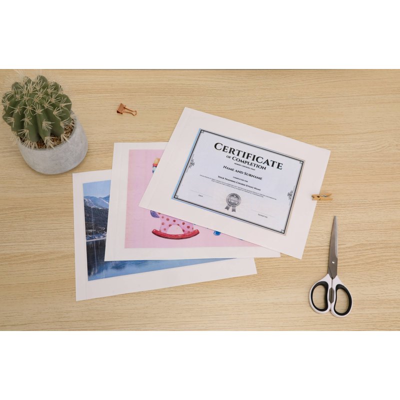 Self-Adhesive Laminating Sheets - Clear, Letter Size, 10+ Pack