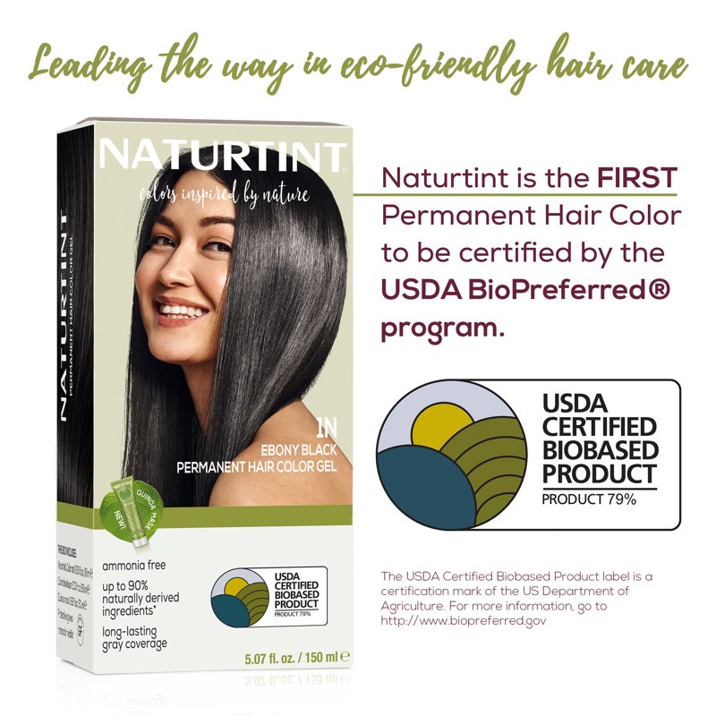 Natural Permanent Hair Color - 6 Pack, Eco-Friendly, Long-Lasting Shades