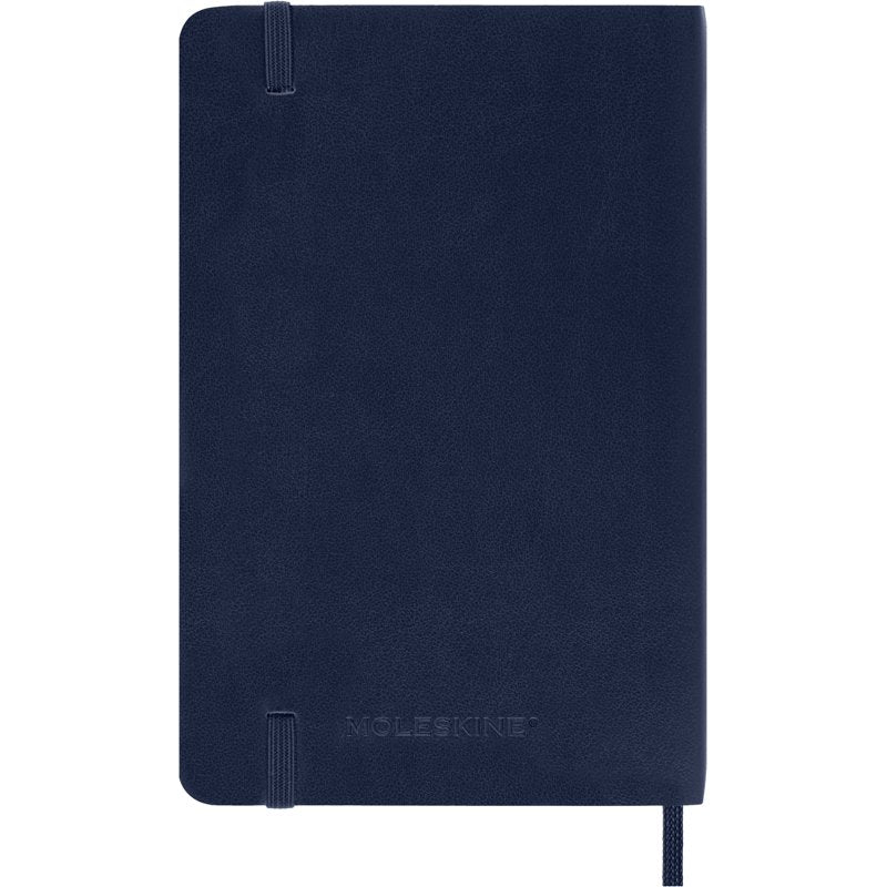 Moleskine Classic Pocket Notebook - Soft Cover, Ruled, Sapphire Blue