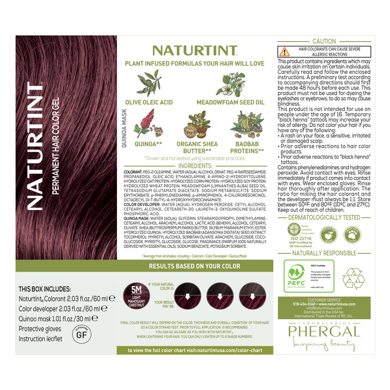 Natural Permanent Hair Color Kit - Multiple Shades, Long-Lasting, Vegan & Chemical-Free