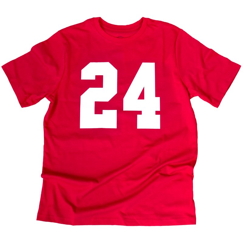 8-Inch White Varsity Iron-On Numbers for T-Shirts and Sports Jerseys