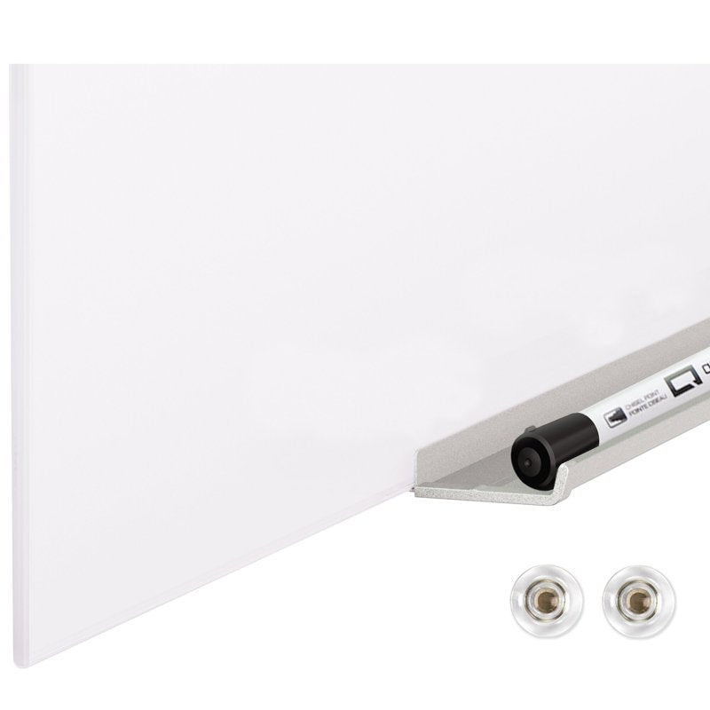 Quartet InvisaMount Glass Dry-Erase Board 28x50 - Modern Floating Wall Mount