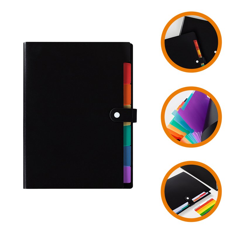 Expanding Accordion File Folder Organizer - Portable Document Storage