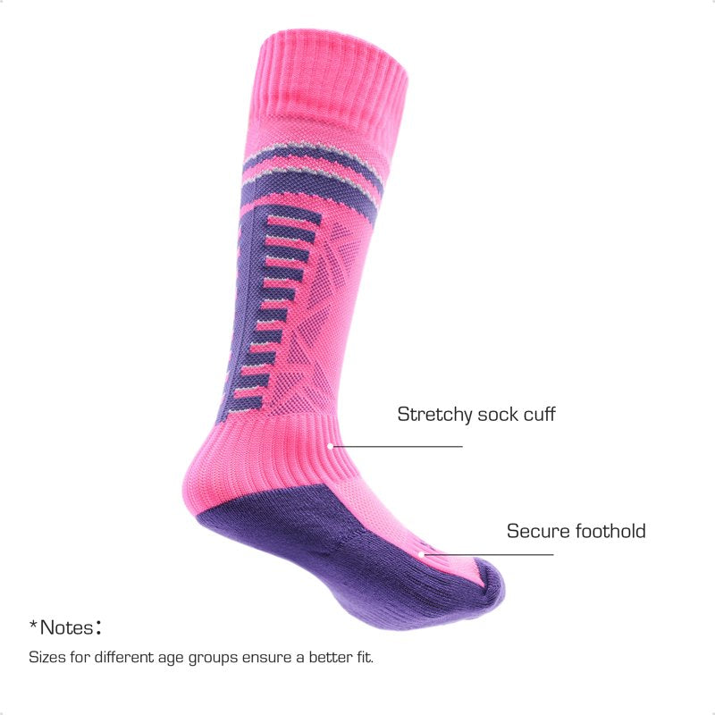 Dream Pairs Kids Soccer Cleats - Pink/Purple VAR10