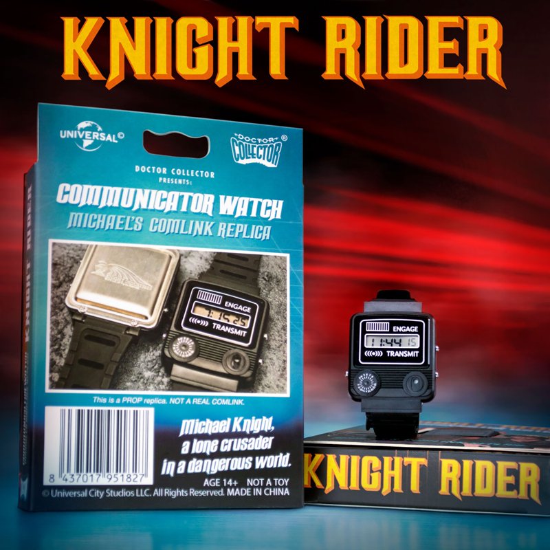 Knight Rider Communicator Watch Replica Digital Watch - Officially Licensed