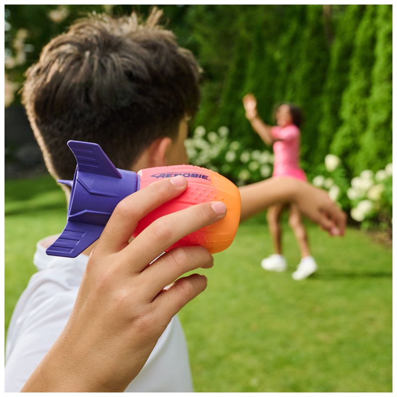 Aerobie Super Sonic Fin Catch Foam Throwing Football for Kids Ages 8+