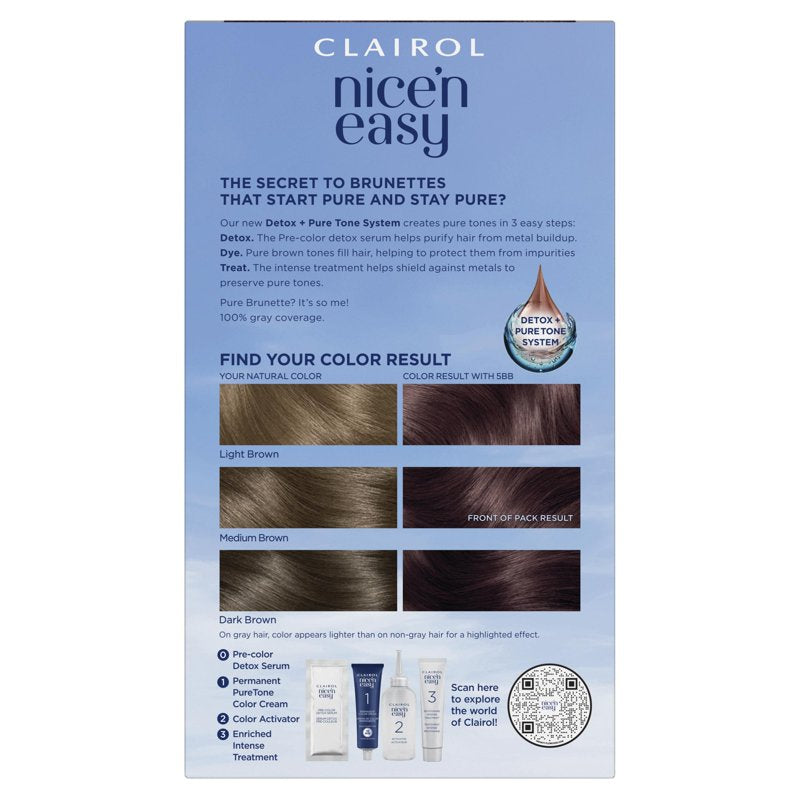 Permanent Hair Color Creme - Multiple Shades - Rich, Pure Brown Tones