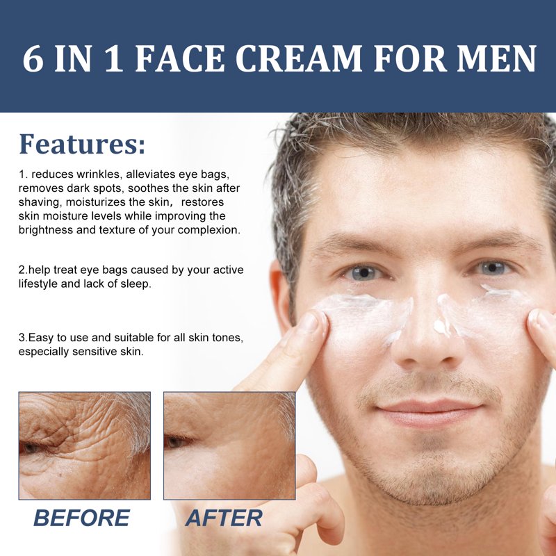 Men's Face Cream 6-in-1 Facial Care Moisturizer 1.7oz All Variants