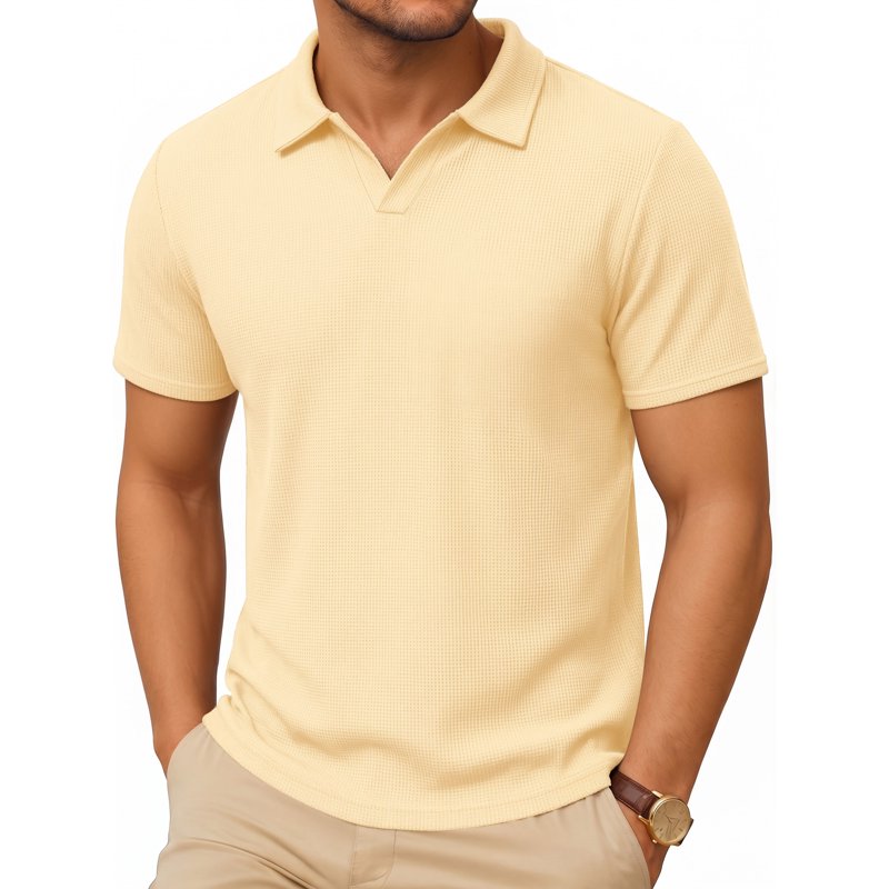 Men's Polo Shirts Short Sleeve Casual Classic Golf Tops for Summer