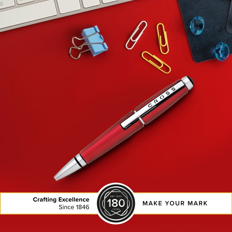 Capless Gel Rollerball Pen with Slide-Open Mechanism - Durable Office Writing Instrument