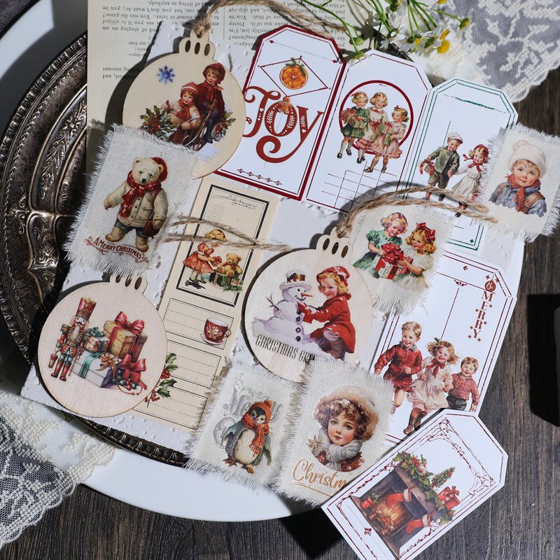 Christmas Rub-On Transfer Sheets for Crafts - Fabric, Wood, Paper, Scrapbooking