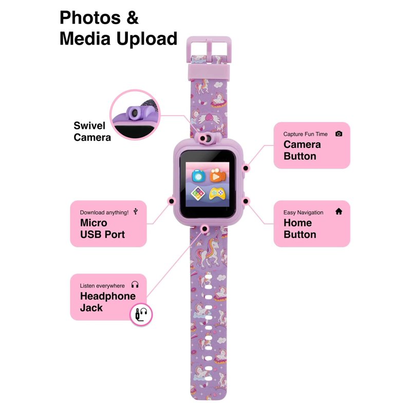 Kids Smartwatch with Earbuds Set - Educational & Fun Child's Tech Accessory