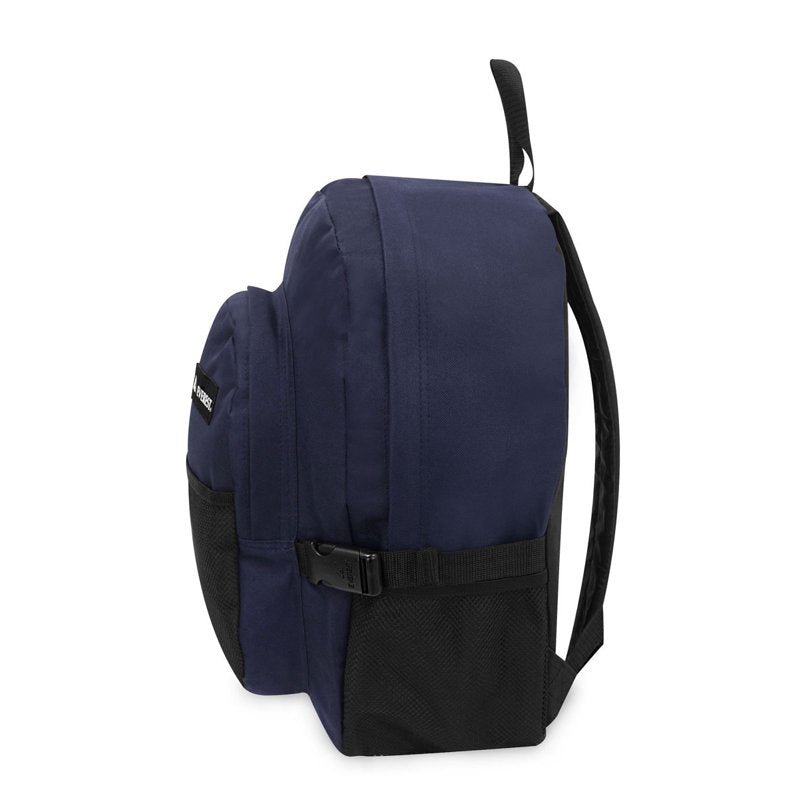 Water-Resistant Travel Backpack with Mesh Front and Side Pockets