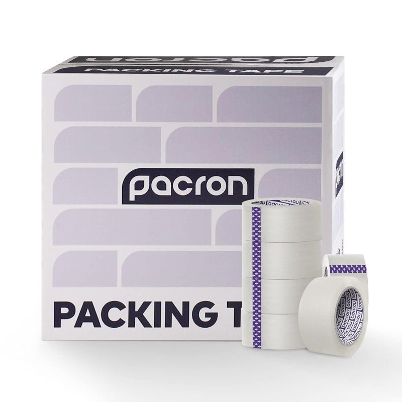 Clear Packing Tape 6 Rolls, 1.88 x 55 Yards for Moving & Shipping