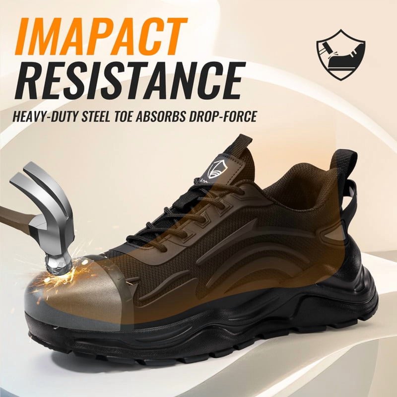Lightweight Steel Toe Work Sneakers for Men & Women Safety Shoes