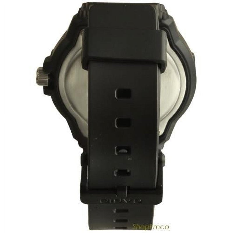 Men's Dive Style Watch with Water Resistance and Resin Strap
