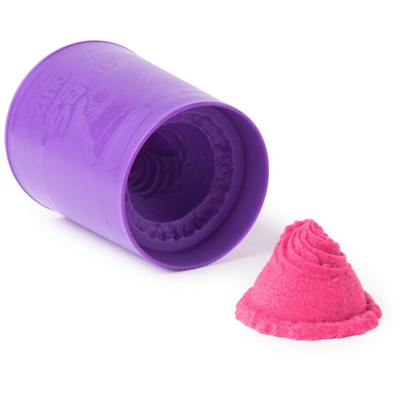 Kids Scented Pink Ice Cream Kinetic Sand Tub with Scoop & Mold - 4oz