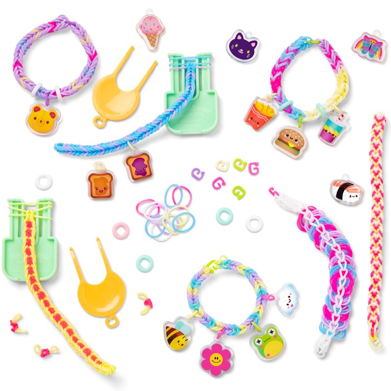 Kids Charm Bracelet Kit with 1697 Pieces - DIY Jewelry Craft Set