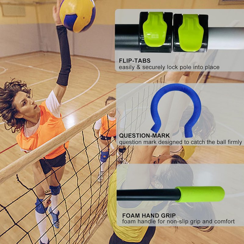 Adjustable Volleyball Spike Trainer - Lightweight & Durable for Beginners