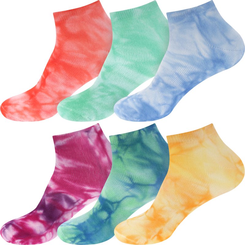 Assortment H: BambooMN Men’s Tie-Dye Ankle Socks 4 Pairs – 6-10