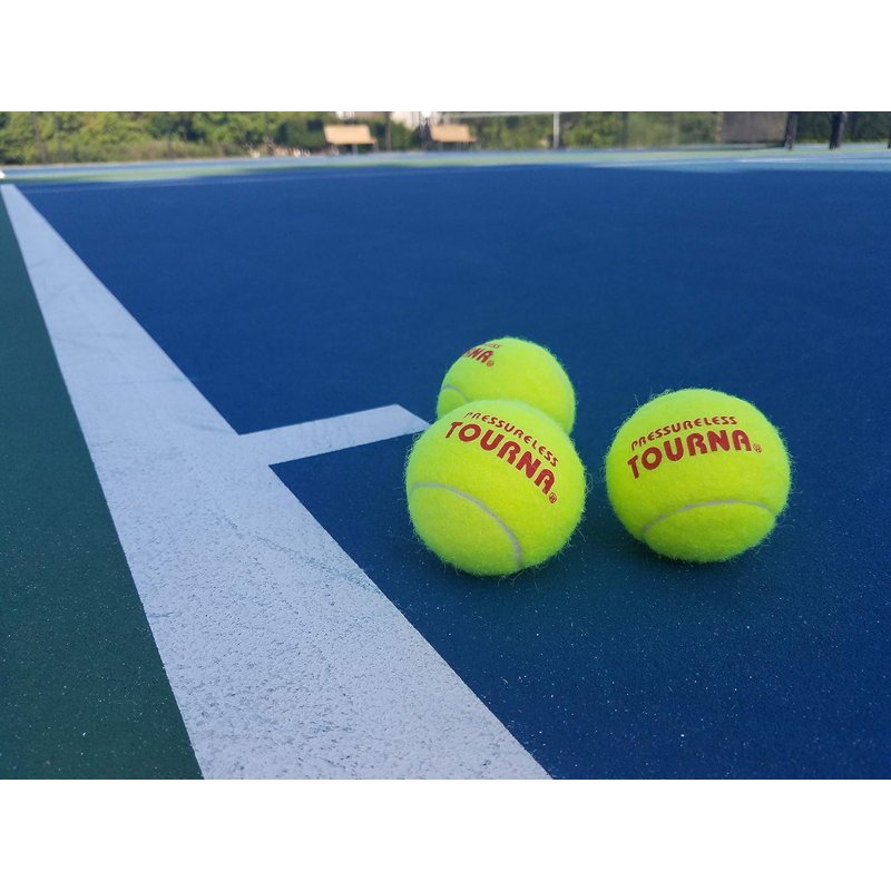 Pressureless Tennis Balls with Vinyl Tote - 45 Yellow Practice & Training Set
