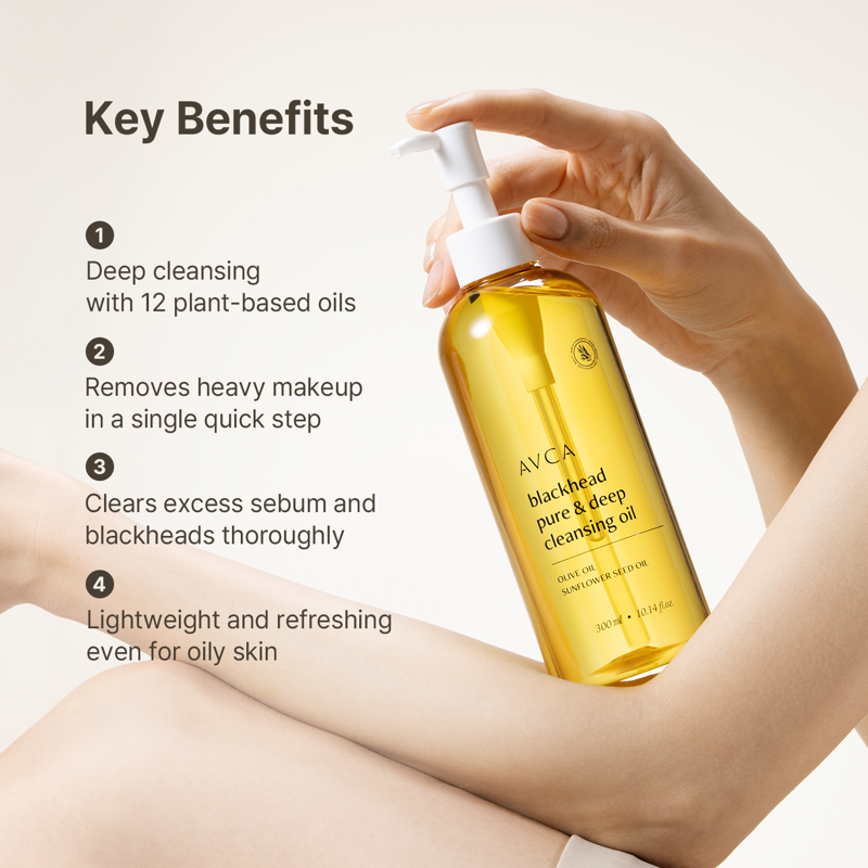 Blackhead Remover Cleansing Oil for Oily & Sensitive Skin 300ml