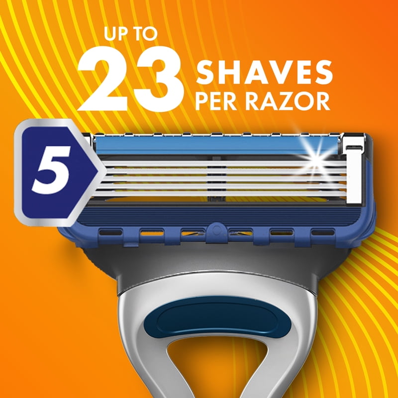 Gillette Sensor5 Men's Disposable Razors - Comfortable 5-Blade Shaving, Pack of 2 or 4