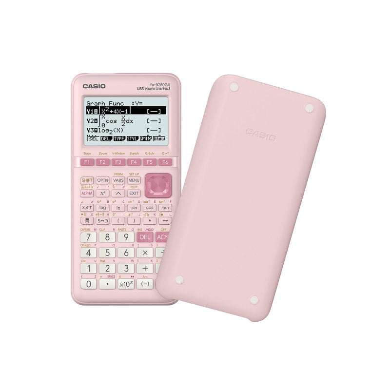 Pink Graphing Calculator with Python Support for Math & Science