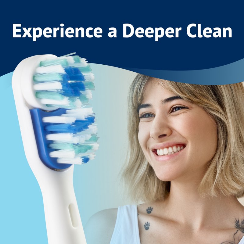 Dual Motion Power Oral Care Kit with Interdental Tools - Soft Bristles, Complete Dental System