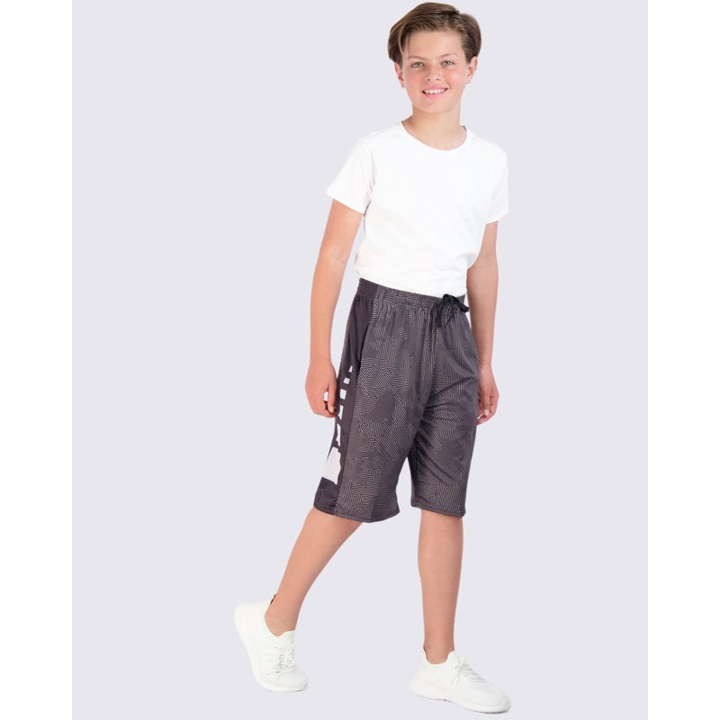 Kids' Athletic Basketball Shorts 5-Pack - Moisture-Wicking & Pockets
