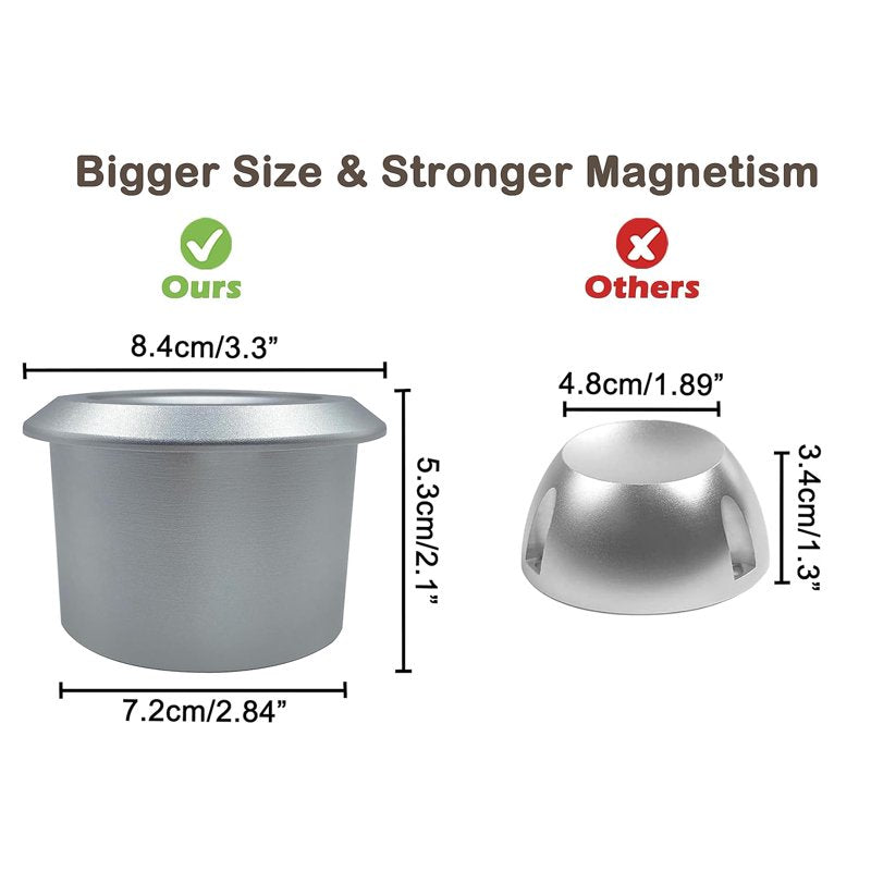 Heavy Duty Rare Earth Magnet 22500Gs with Fixing Screws - Strong Magnetic Hook