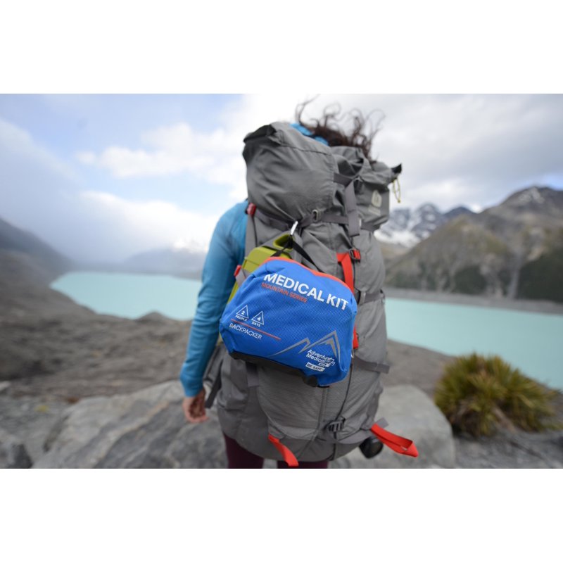 Adventure Medical Mountain Series Backpacker First Aid Kit - 56 Pieces for Hiking and Camping